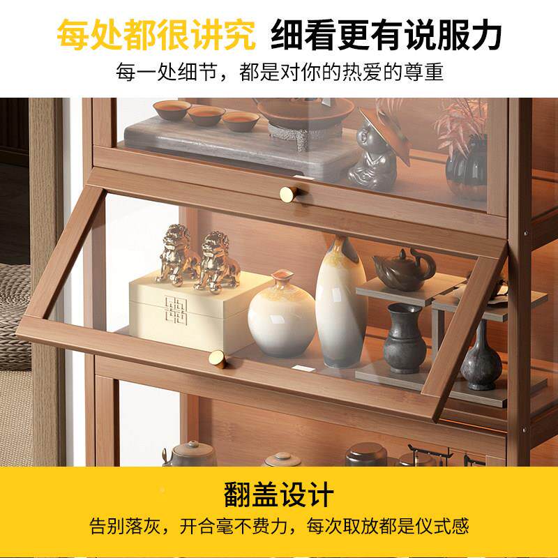 多新中式茶水柜层博古架茶架具置26-5博古物小型展茶架子茶叶摆件