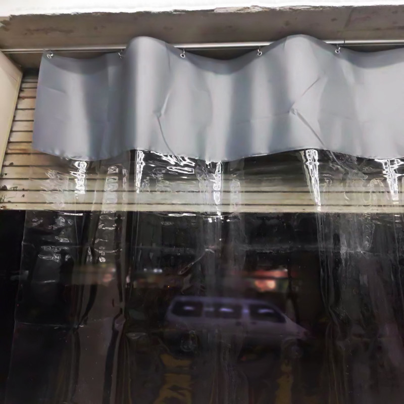 洗车店透明围布防水帘子隔水门帘车间空调隔断帘防尘挡风工位隔帘