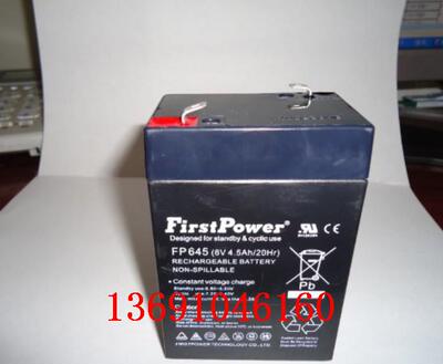 First Power蓄电池 FP645(6V4.5Ah/20hr)玩具车电子秤电瓶fp645