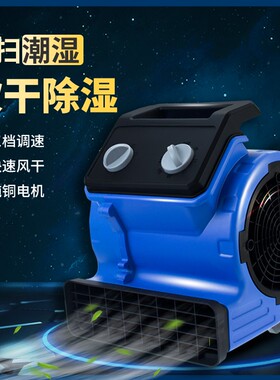 强力吹地机地面吹干机商用家用工业大功率厕所移动小型地板鼓风机