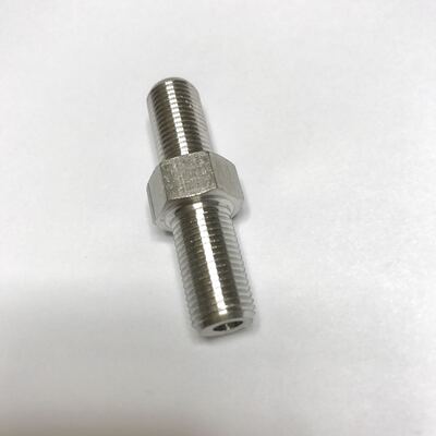 M10x1-M10x1 加长双外丝接头 两头都是外螺纹M10*1螺纹 总长44mm