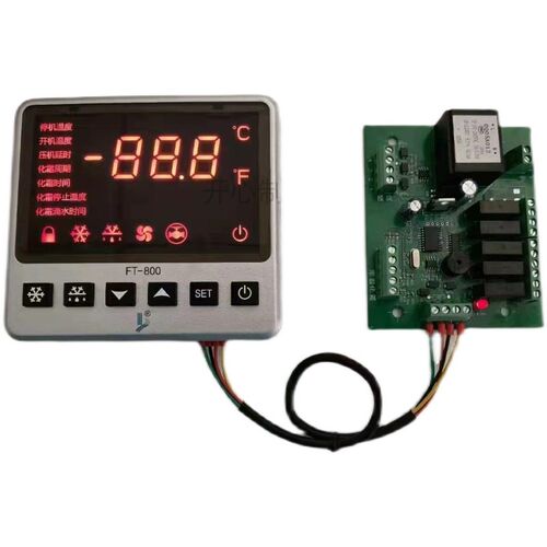 冷库电控箱分体温控器FT800制冷化霜风机水泵电磁阀传感器双探头