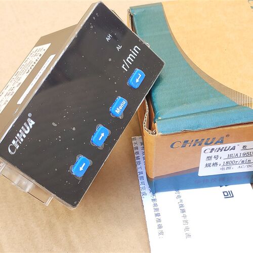 华伟仪表HUA195U-5K1变频器用数显直流DC10V转速表外尺寸48*96