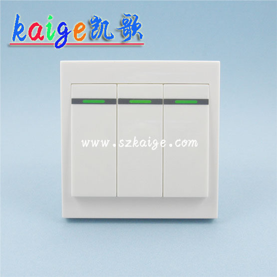 凯歌牌 无线遥控开关 220V 三路可接节能灯日光灯 方便实用