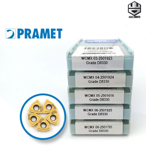PRAMET普拉米特WC快速钻U钻刀片WCMX06T308E-45 D8330系列