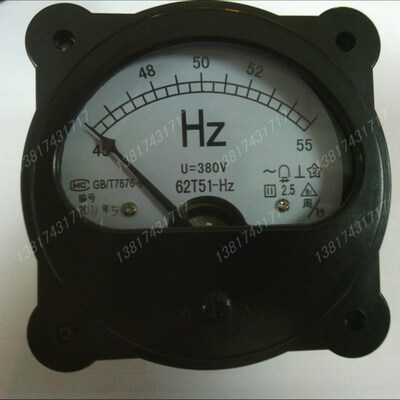 62T51-50HZ /380V 220V  交流指针式频率表 面板表 62T51
