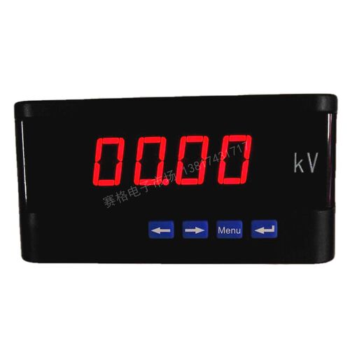 SX48- KV/AC100V交流二次电压表 电压互感器信号测试千伏电压表AC