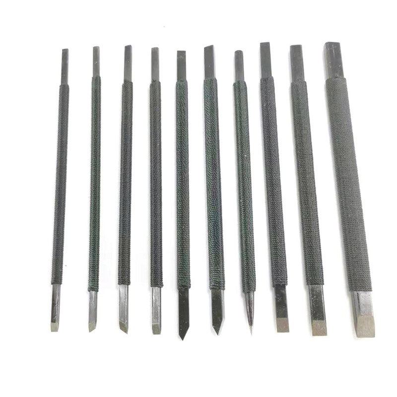 斜口平口套装凿刀木刻印床硬质锰钢锻造笔刀手工刻字雕刻石刻刻刀