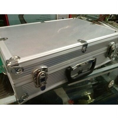 精制 KD-3C 白色条纹铝合金工具箱 铝合金工具箱 40X29X14cm