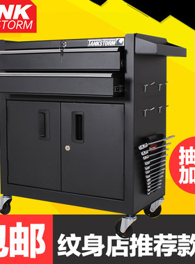 工具车小推车汽修工具箱车间用工具柜子维修周转车移动纹身工作台