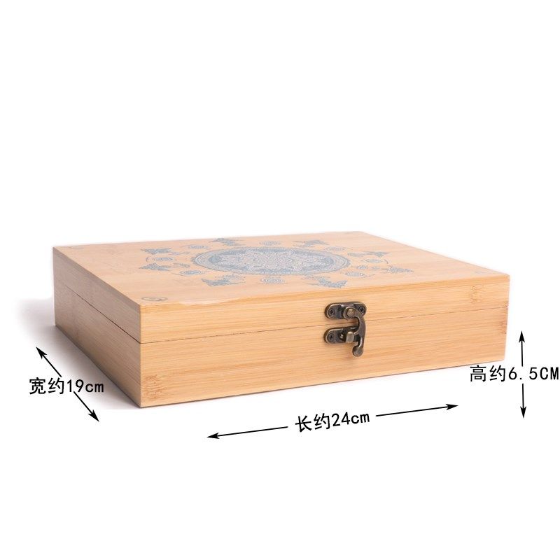 泰国佛牌 龙婆斋 2567年 四面佛 佛牌收纳盒 木制盒 摆件