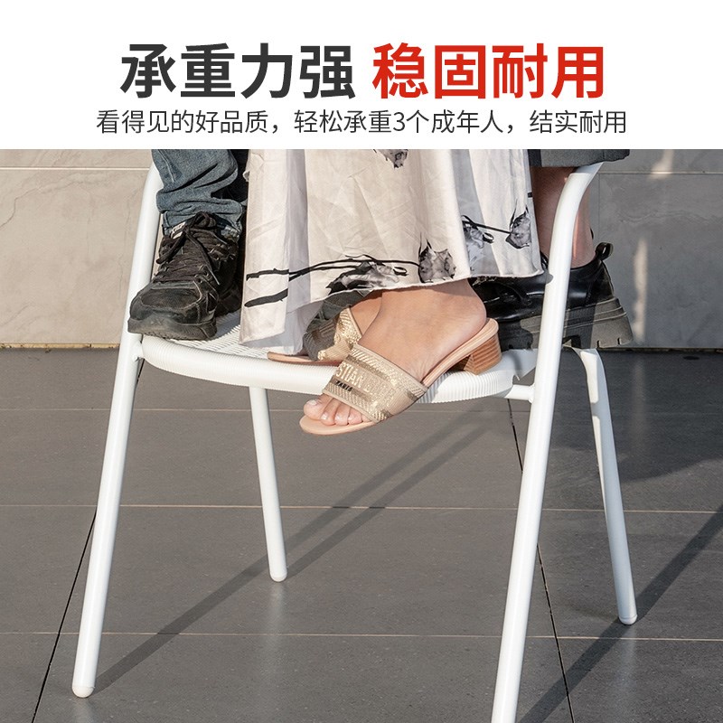 远茂户外阳台小桌椅休闲网红一桌二椅桌茶茶几藤椅玻璃三件套组合
