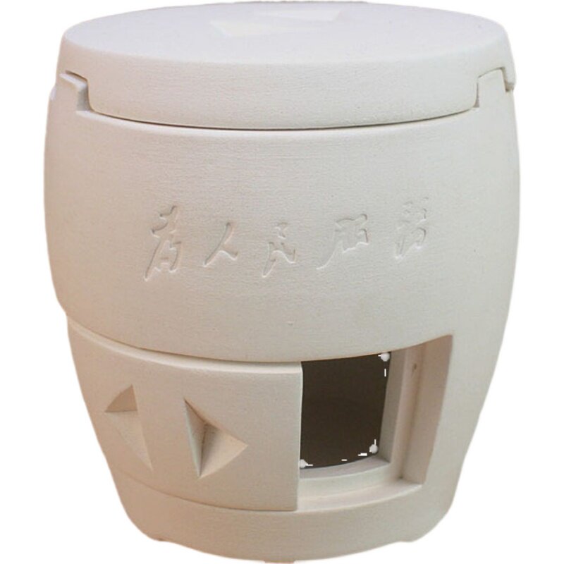 家用复古白泥炉烧水仿古手工炭炉木炭乌榄碳龙眼炭中式茶室煮茶器