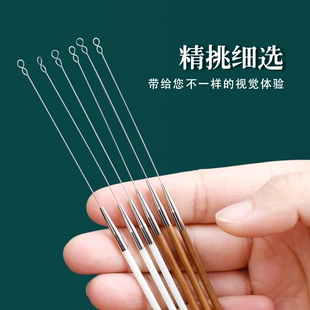 本企专业采耳工具竹柄采耳弹性耳扒海底捞撩痒神器采耳神器8字环