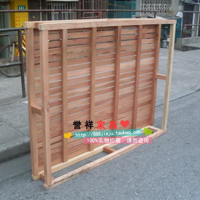 1.5全实木床板护腰环保床垫1.8米原木床骨排骨架加高厚榻榻米包邮