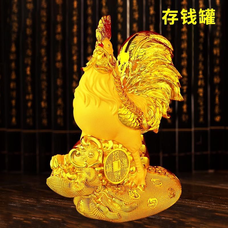 鸡存钱罐摆件生肖鸡储蓄罐只进不出客厅储钱罐可进可出网红24新款