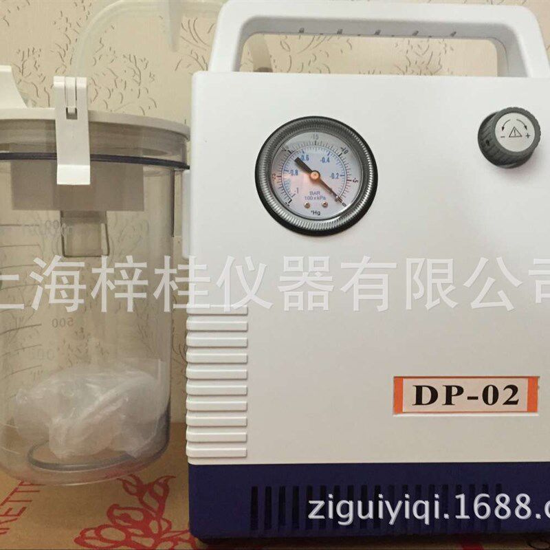 手提式无油真空泵无油隔膜式正负压便携式抽滤抽气泵!