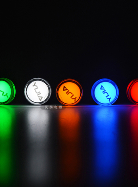 一佳LED信号灯AD16-22DS高亮度电源工作指示灯220V24V12V开孔22MM