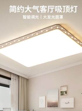 上门包安装led吸顶灯长方形客厅灯新款温馨卧室灯饰房间餐厅灯具