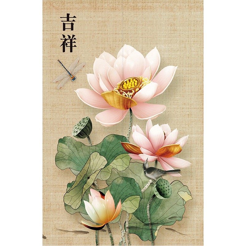 中式布艺门帘卧室隔断帘家用厨房洗手玄关装饰遮挡半截帘子免打孔