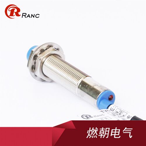 燃朝电气M12电感式接近开关金属传感器LJ12A3-4-J/EZ交流二线常开