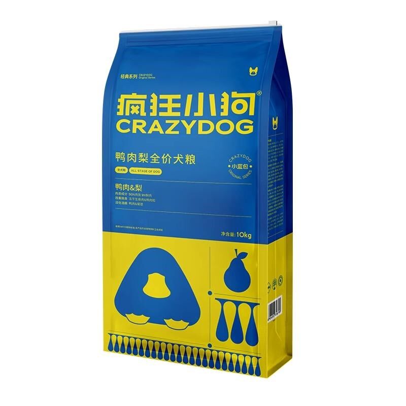 疯狂小狗狗粮鸭肉梨冻干狗粮缓解泪痕泰迪比熊博美大小型犬成幼犬