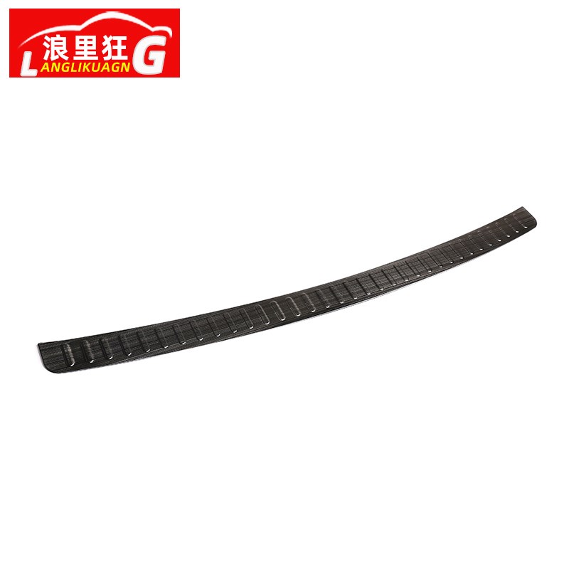 适用20-24款奔驰GLE后备箱尾门护板不锈钢GLE350 450内饰改装配件