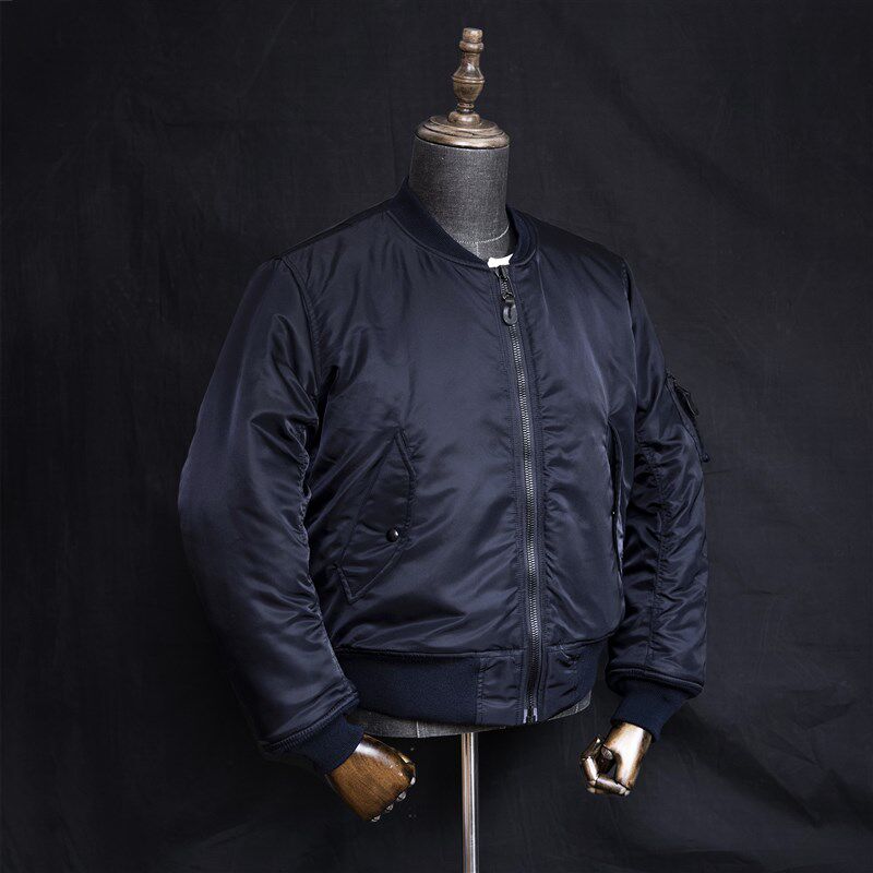 红风 MA1飞行夹克男秋冬空军飞行服男秋冬宽松加厚工装棉服短外套