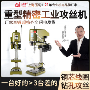 玉豹牌台式攻丝机全自动小型工业级丝攻机电动攻牙机微型SWJ12/16