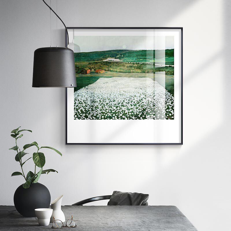 北欧小清新田园风格装饰画民宿床头客厅墙面挂画卧室餐厅风景壁画