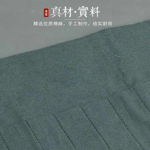 香具铜柄木柄布袋香香器道香具收纳袋便携旅行布袋七件套防护锦袋