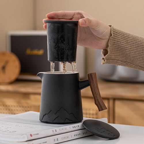晟窑陶瓷旅行功夫茶具小套装户外泡茶壶茶杯露营随身便携式快客杯