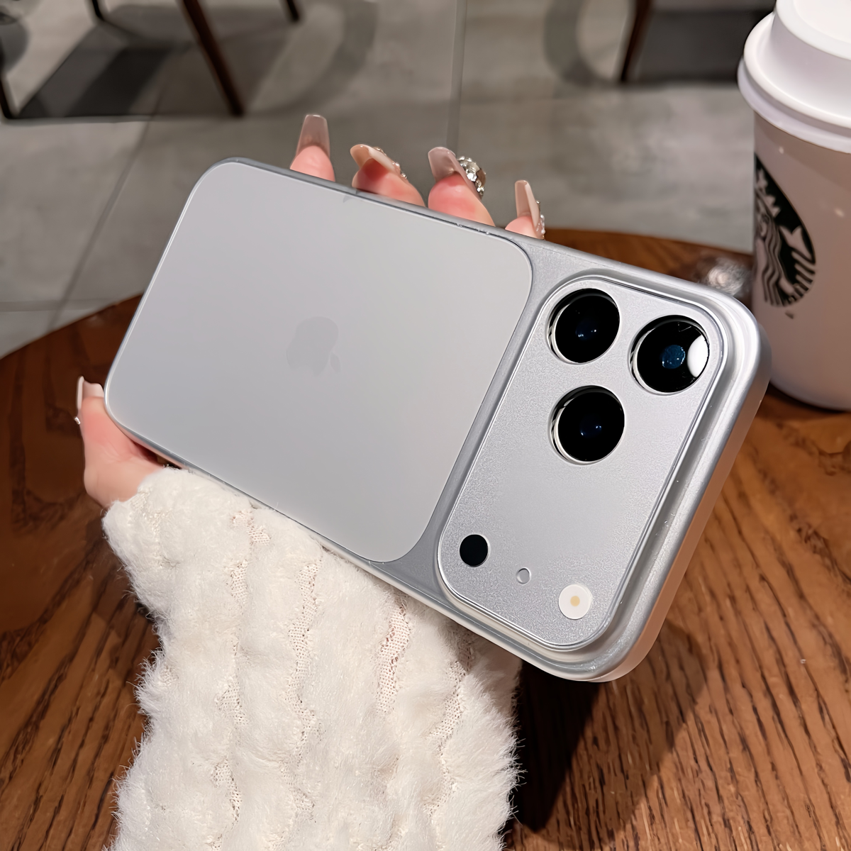 新款高级真秒变苹果17遮挡闪光灯适用iPhone17promax苹果16pro手机壳15ProMax保护套14P防指纹17pm男女情侣
