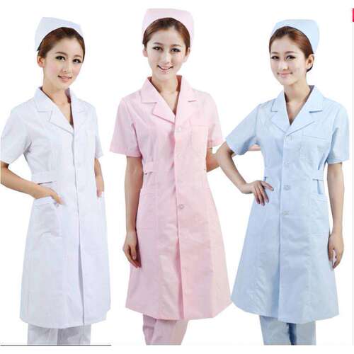 西服领护士服短袖女夏季