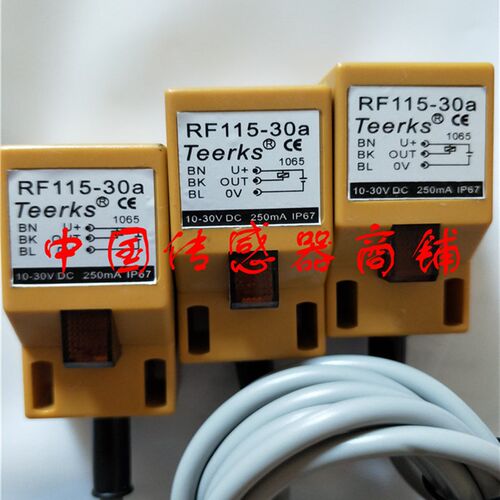 热销全新TeerKs接近开关传感器RF115-30a正品品质【实物拍摄】