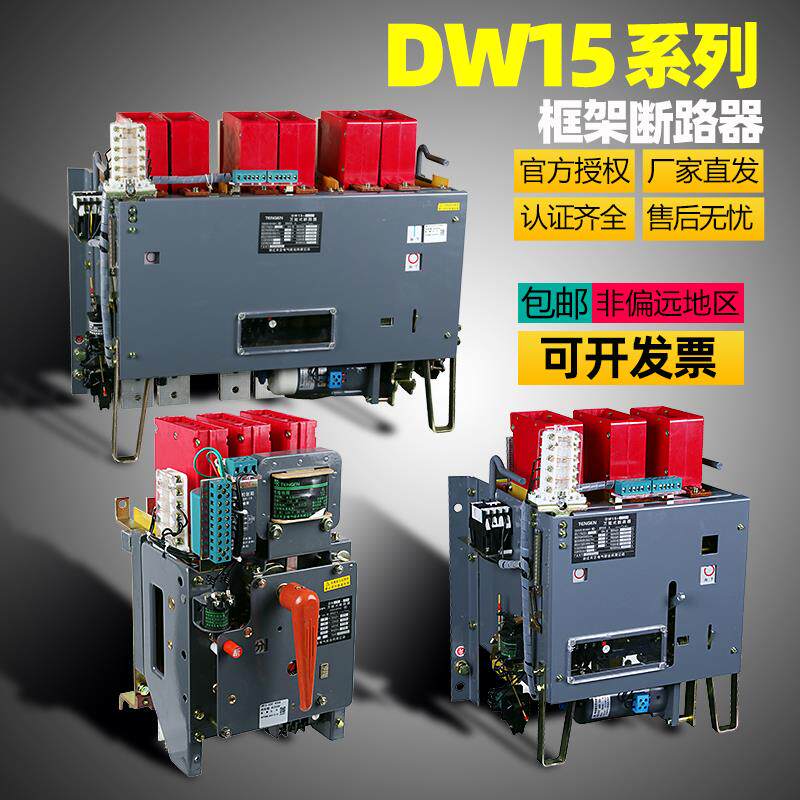 天正电气框架式断路器DW15-630A 1600A 2500A 4000A热电磁式