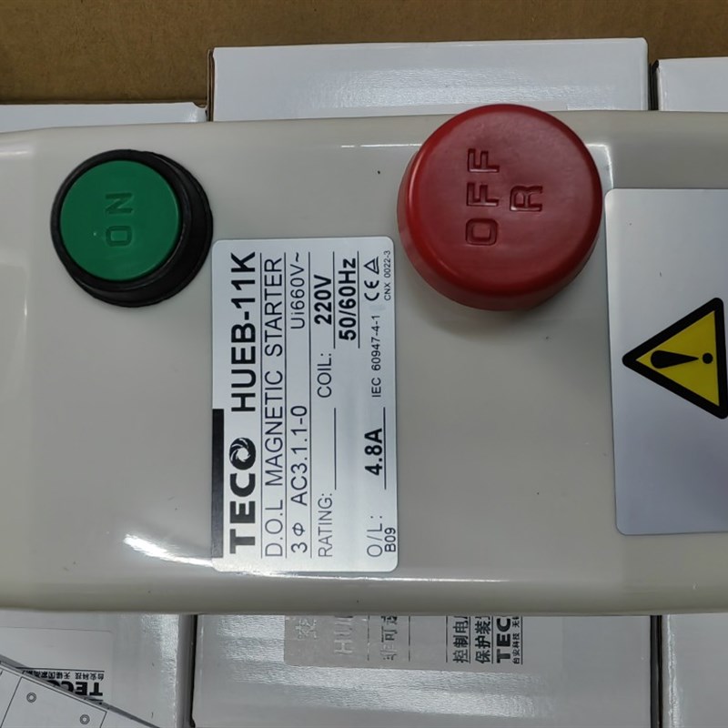 假货举报 HUEB-11K 台安TECO东元磁力开关 HUEB11K 220V380v HUEB