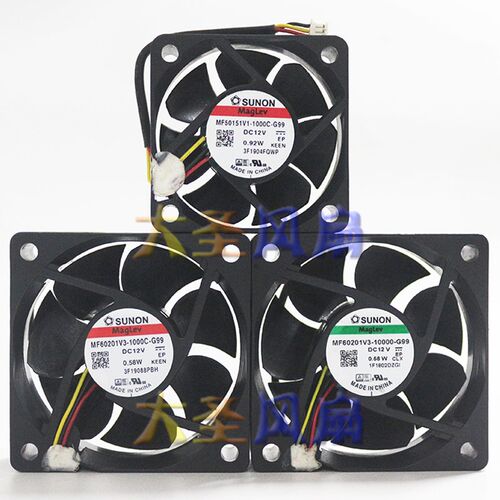 SUNON/建准 MF50151V1/60201V3-1000C/10000-G99 3线 12V散热风扇