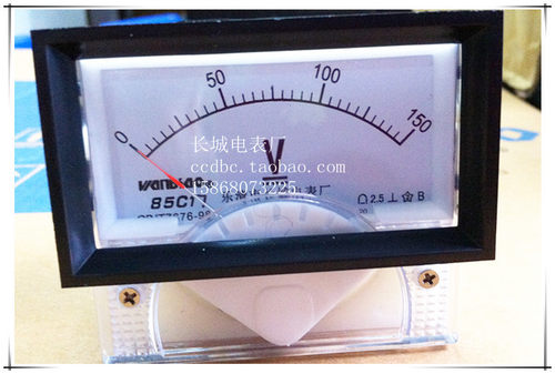 【长城电表厂】85C17 150V  直流电压表  厂家直销  70*40