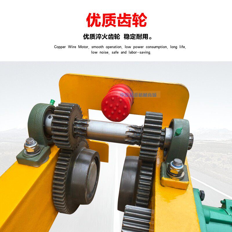 电动欧式悬挂单梁双梁桥式起重机1T2T3T电动行车端梁头三合一电机