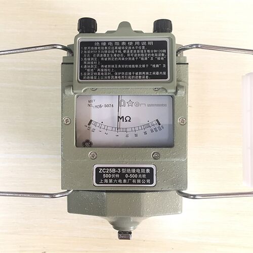 梅格牌ZC25B-3上海第六电表厂有限公司摇表 绝缘电阻测试仪500V