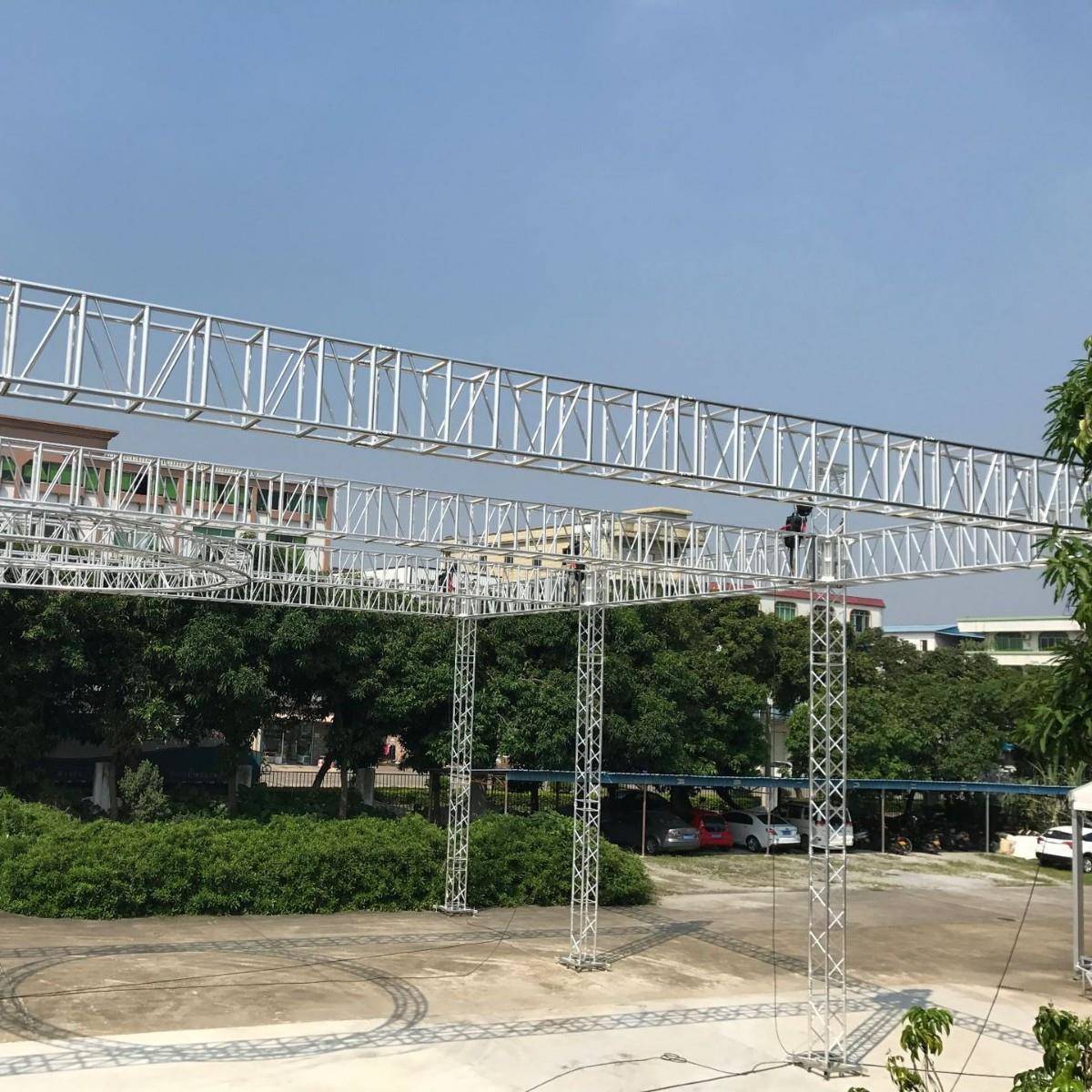 演出挂音响灯光桁架truss架户外遮阳庆典开业活动帐篷桁架