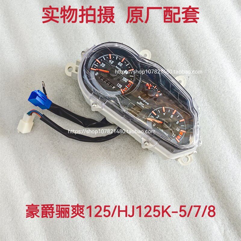 适用豪爵骊爽配件HJ125K-5仪表总成HJ150-7/19码表仪表总成里程表