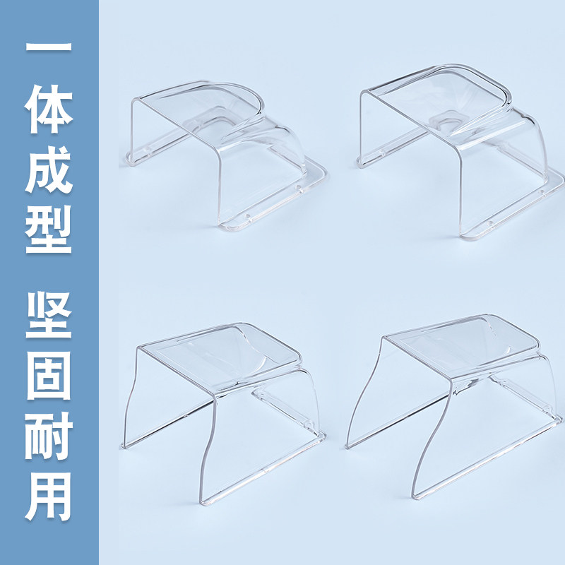 门铃防水罩室外中控f7门禁读卡器防雨罩指纹考勤机户外透明保护盒