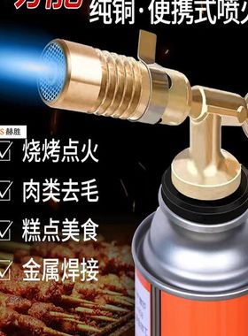 德国高品质纯铜喷火枪烧猪毛喷灯家用喷枪点火器小型高温焊枪焊丝