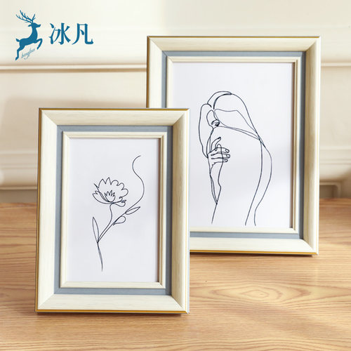 相框摆台6寸7寸8寸10寸5洗照片做成相册画框挂墙定制a4打印加六寸