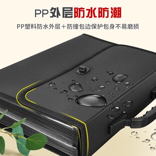 A4风琴包文件夹多功能资料分类夹公文册孕检收纳包初高中生专用放