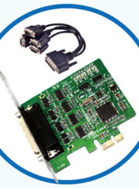 包邮威铭 wm-934工业级PCI-E4 个RS232口多串口卡 工控机专带供电