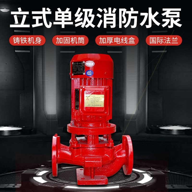 德国进口日本立式消防水泵高压高扬程管道泵单级泵高流量稳压增压