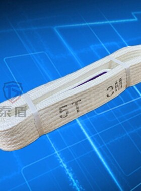 5T*7M扁平吊带 起重吊装带 吊带 5吨7米 白色 吊装带5T7m